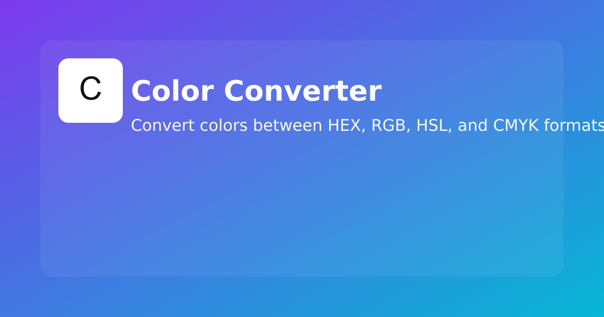 Color Converter Free - HEX to RGB, HSL, CMYK | On | easy-pdf